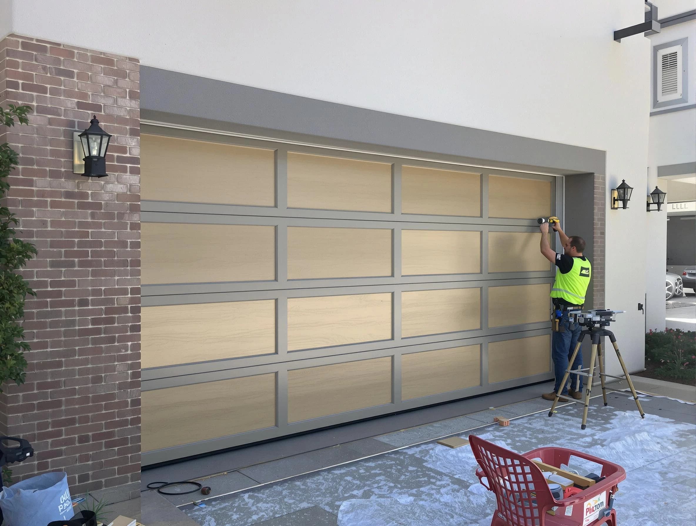 Garage door replacement service by Montville Garage Door Repair in Montville