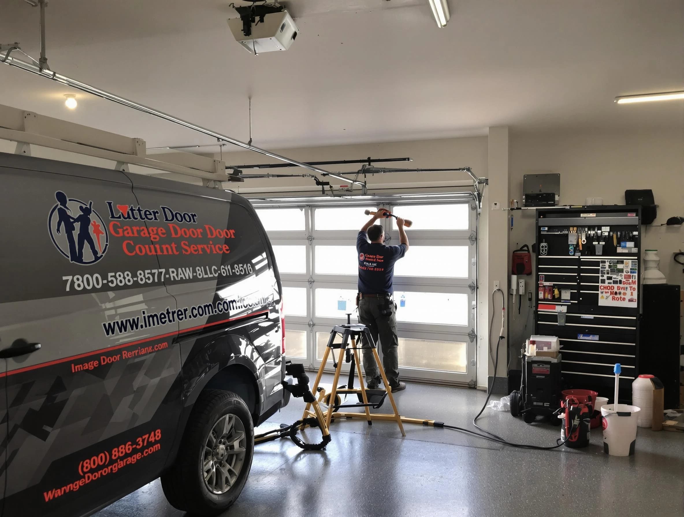 Montville Garage Door Repair rapid response team performing same-day repair in Montville