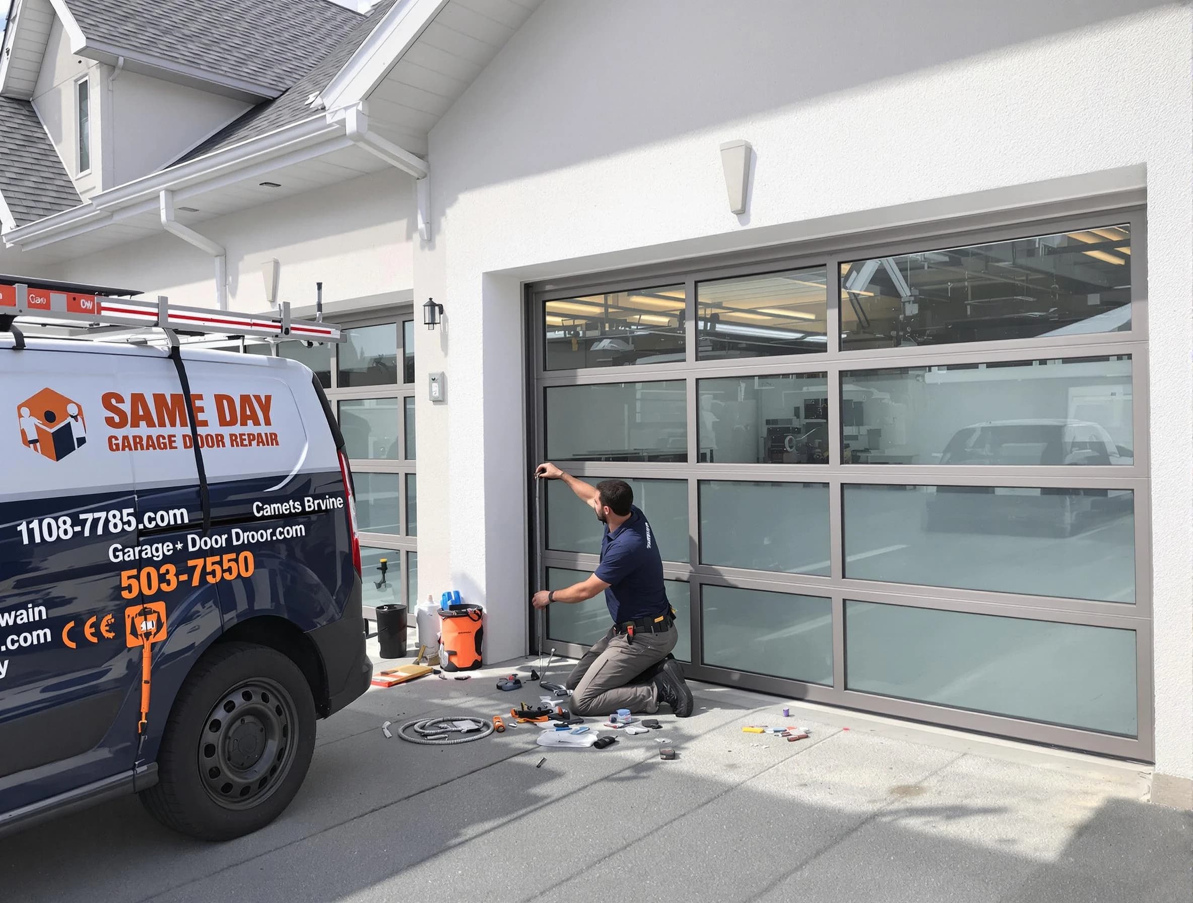Same-day garage door repair service by Montville Garage Door Repair in Montville
