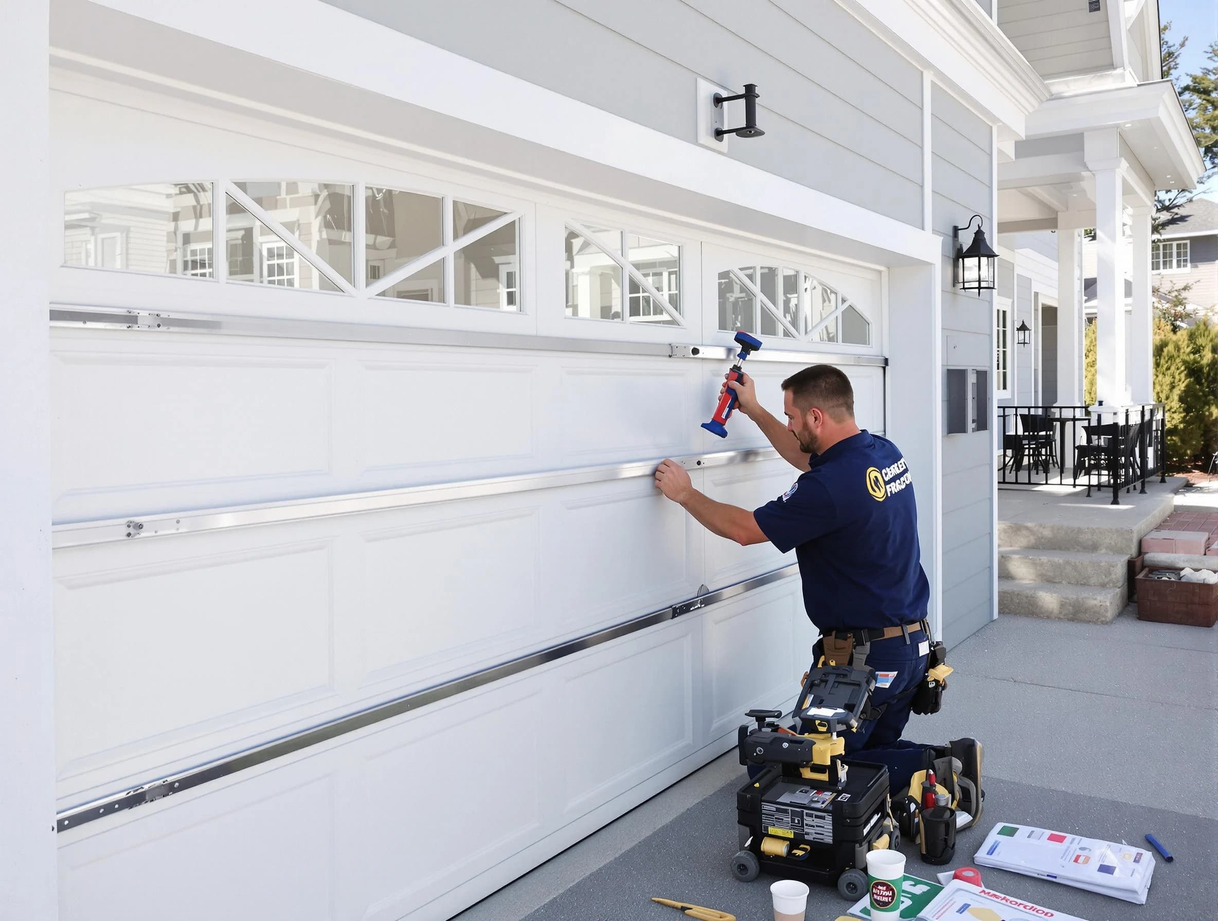 Professional garage door installation by Montville Garage Door Repair in Montville