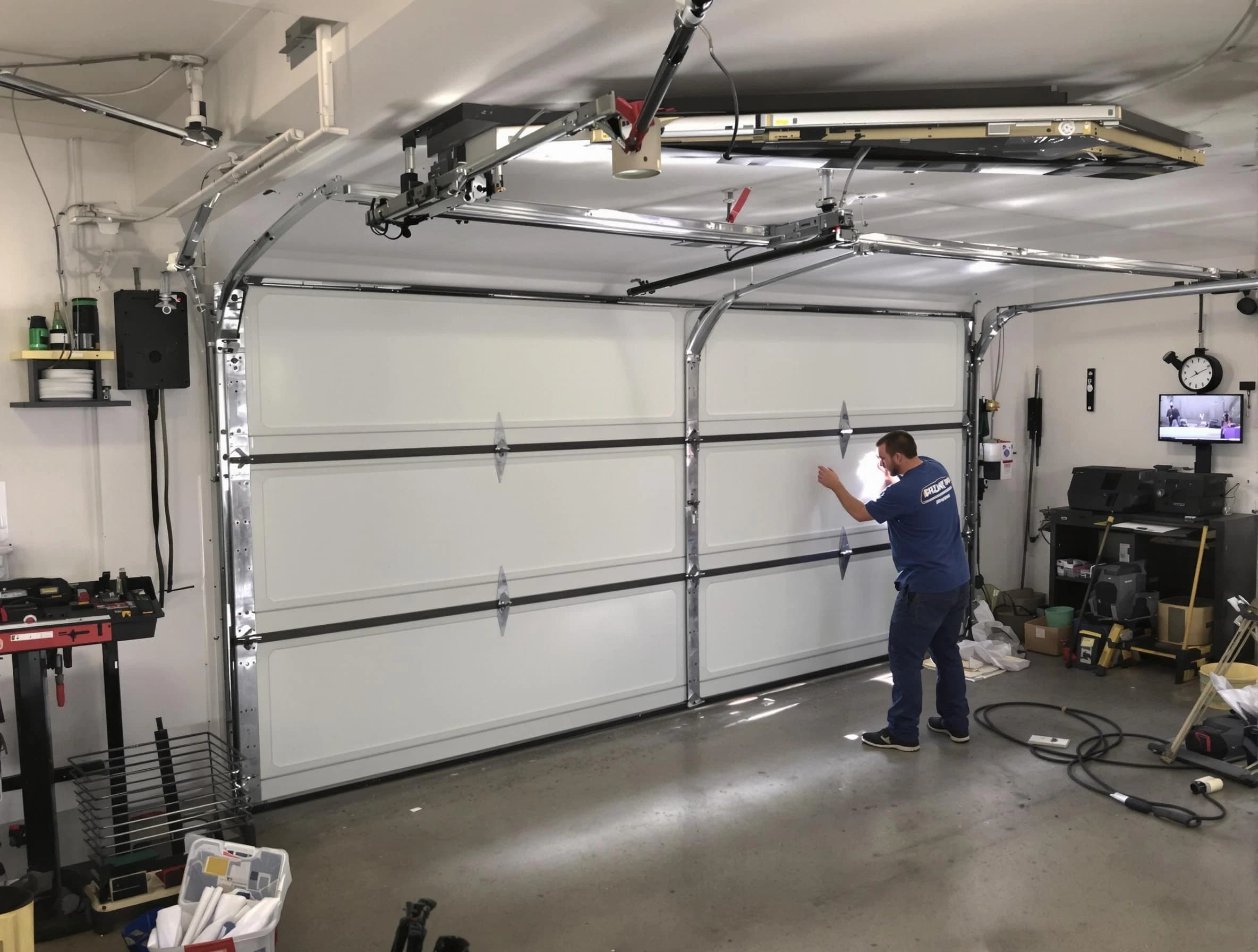 Professional garage door repair service by Montville Garage Door Repair in Montville